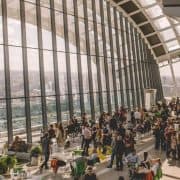 crowd at networking event a group of real estate professionals at a networking event