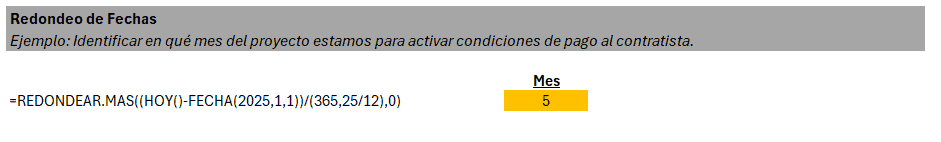 Funciones de fecha en Excel